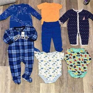 6-9 Month Kids Clothing Lot - 17 Item Bundle